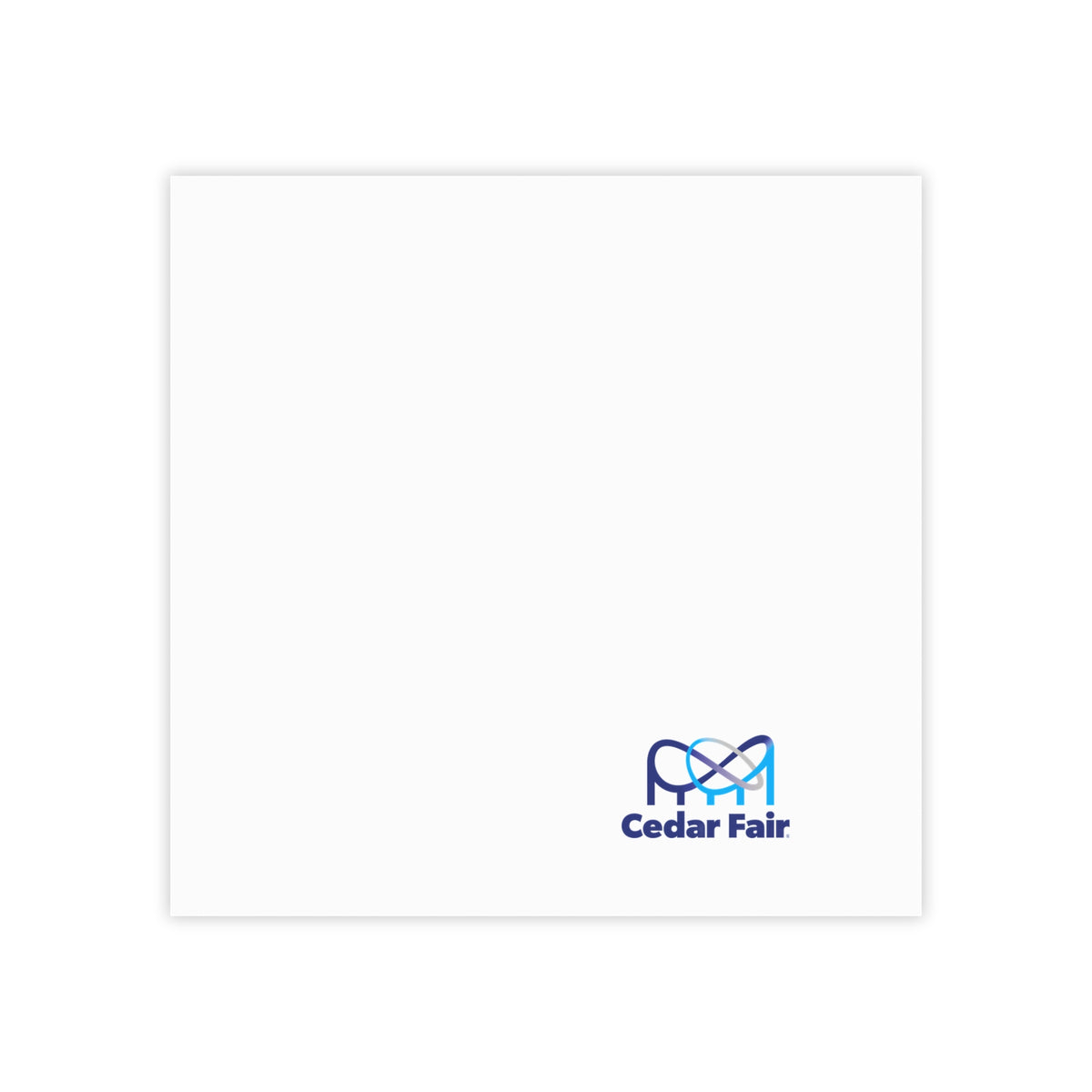 Cedar Fair Sticky Post-it Note Pad