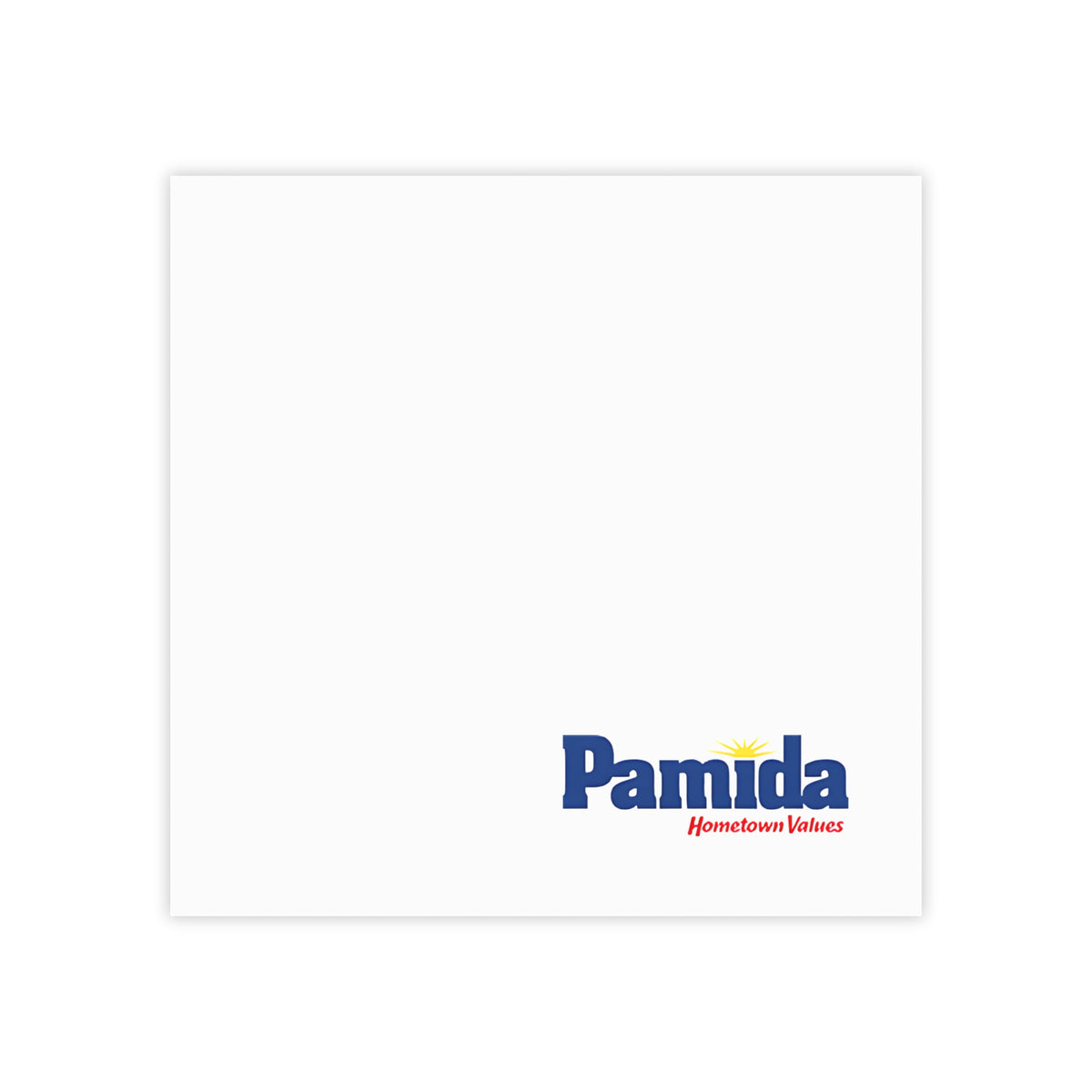 Pamida Sticky Post-it Note Pad
