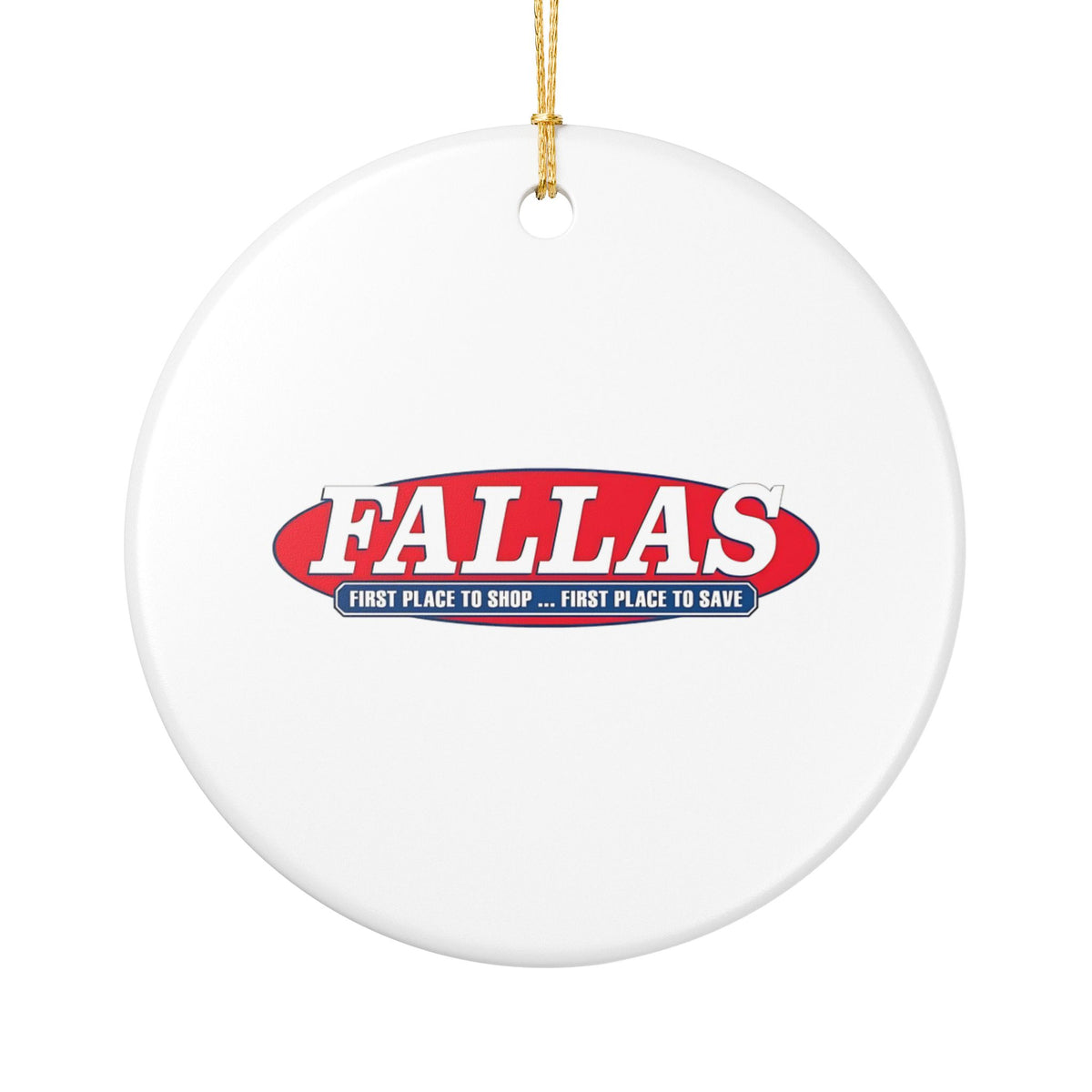 Fallas Discount Stores Ceramic Ornament