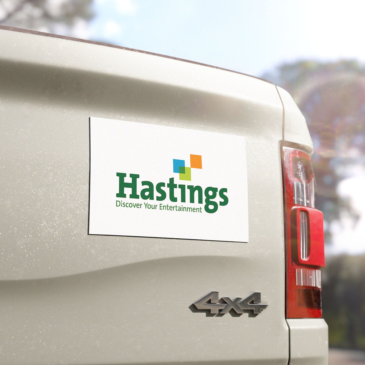 Hastings Entertainment Car Magnet