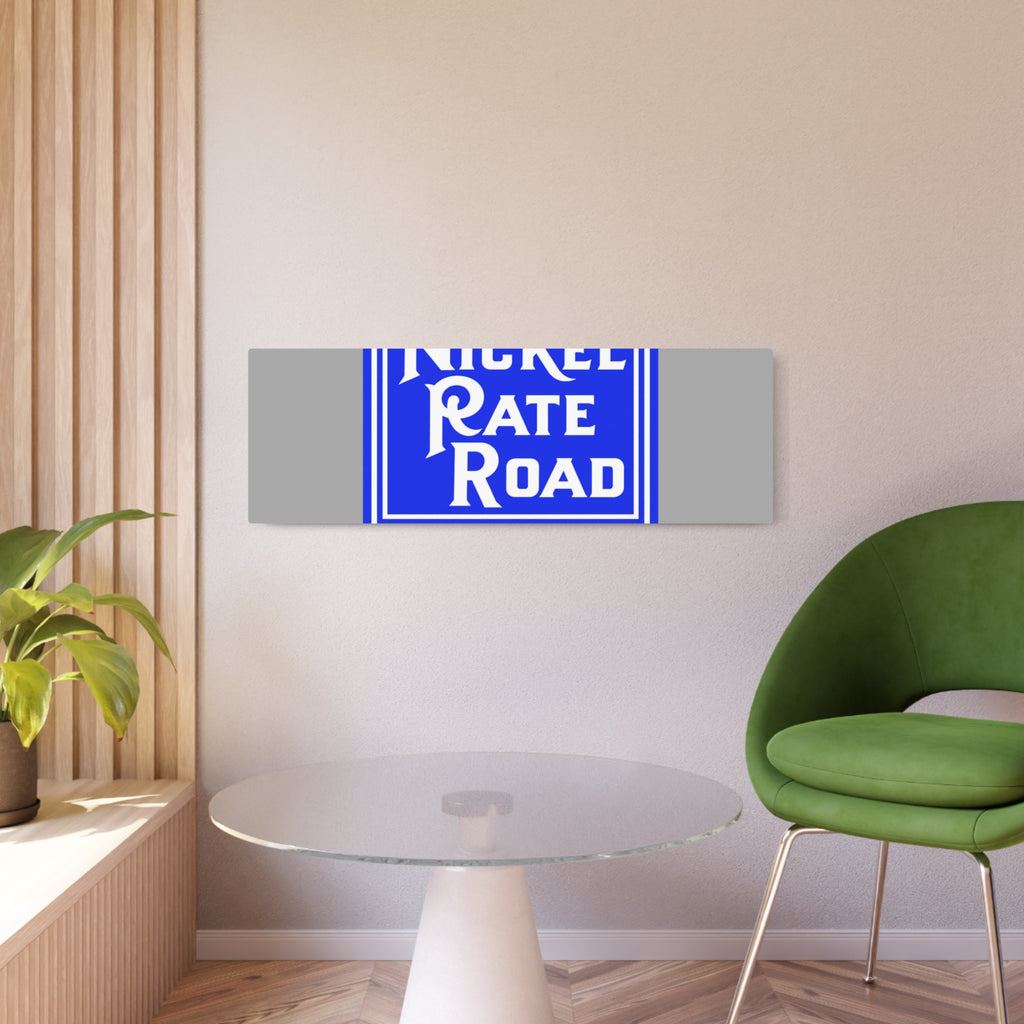 New York, Chicago and St. Louis Railroad Metal Sign