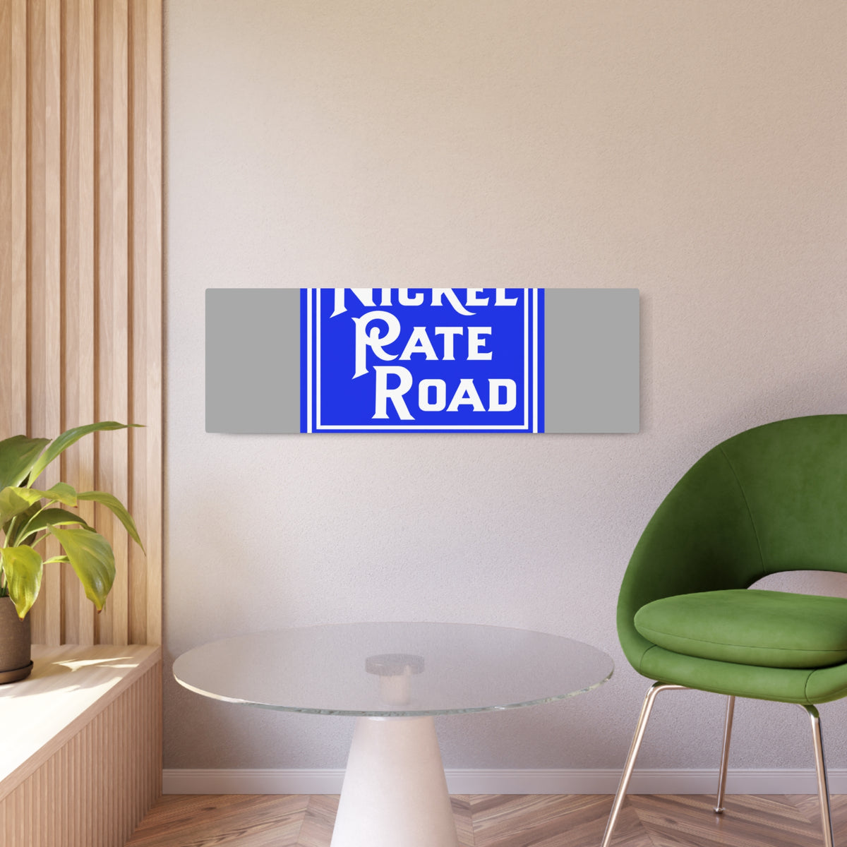 New York, Chicago and St. Louis Railroad Metal Sign