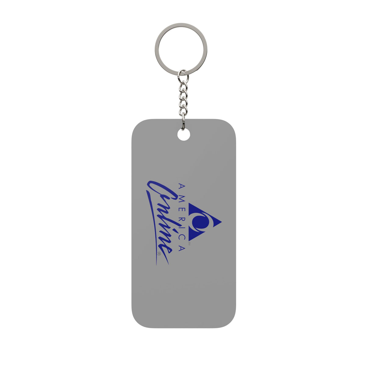 America Online (AOL) Double-Sided Keychain Charm