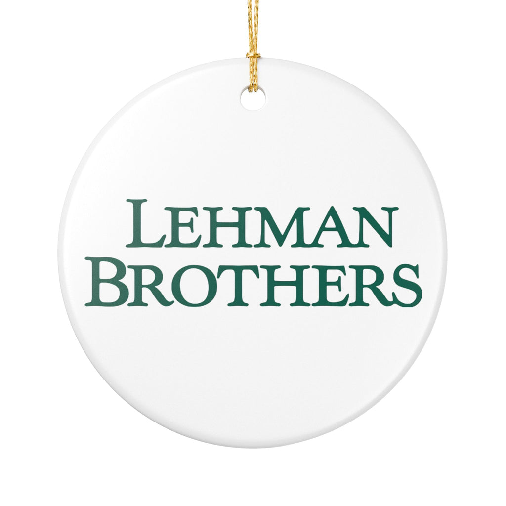 Lehman Brothers Ceramic Ornament