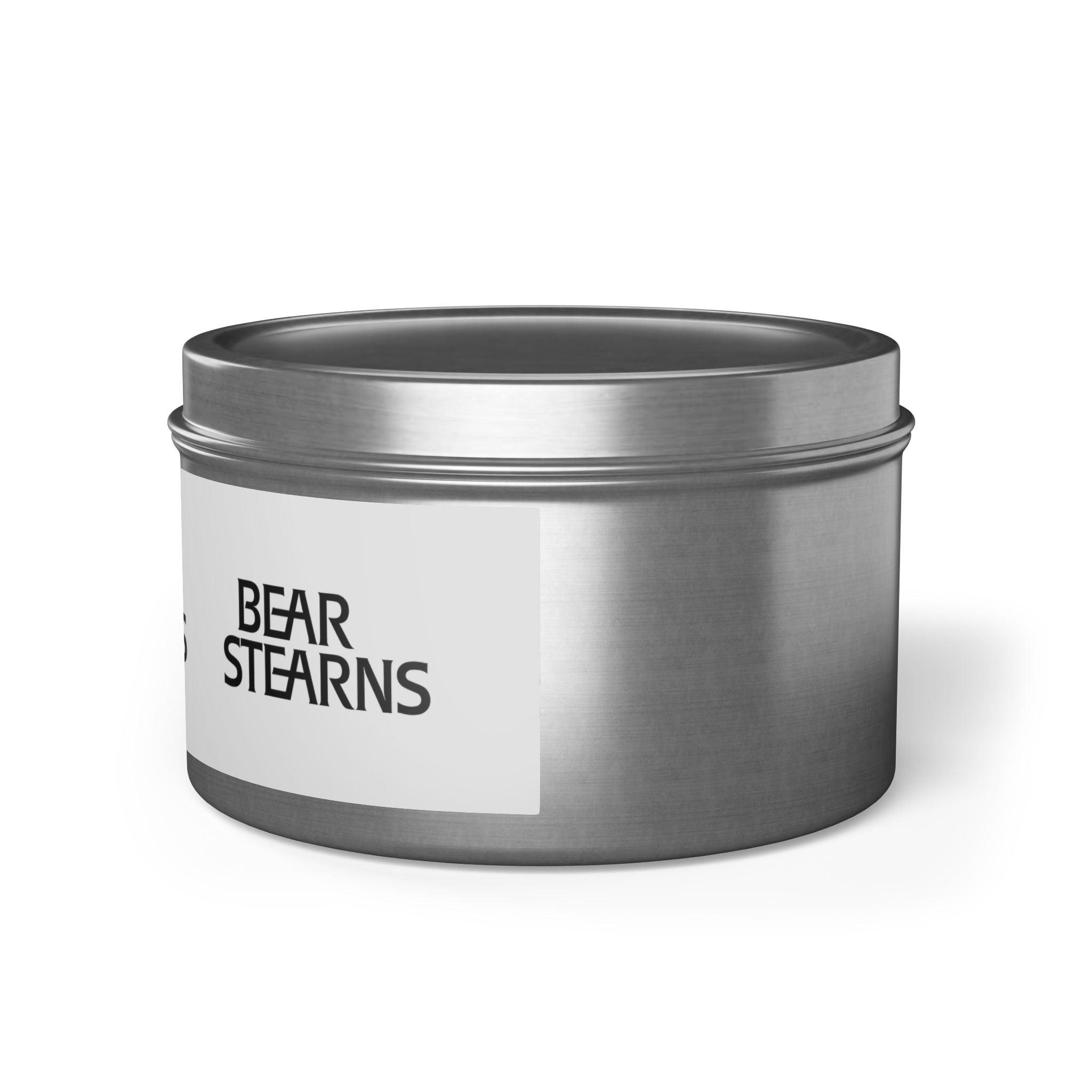 Bear Stearns Tin Candle