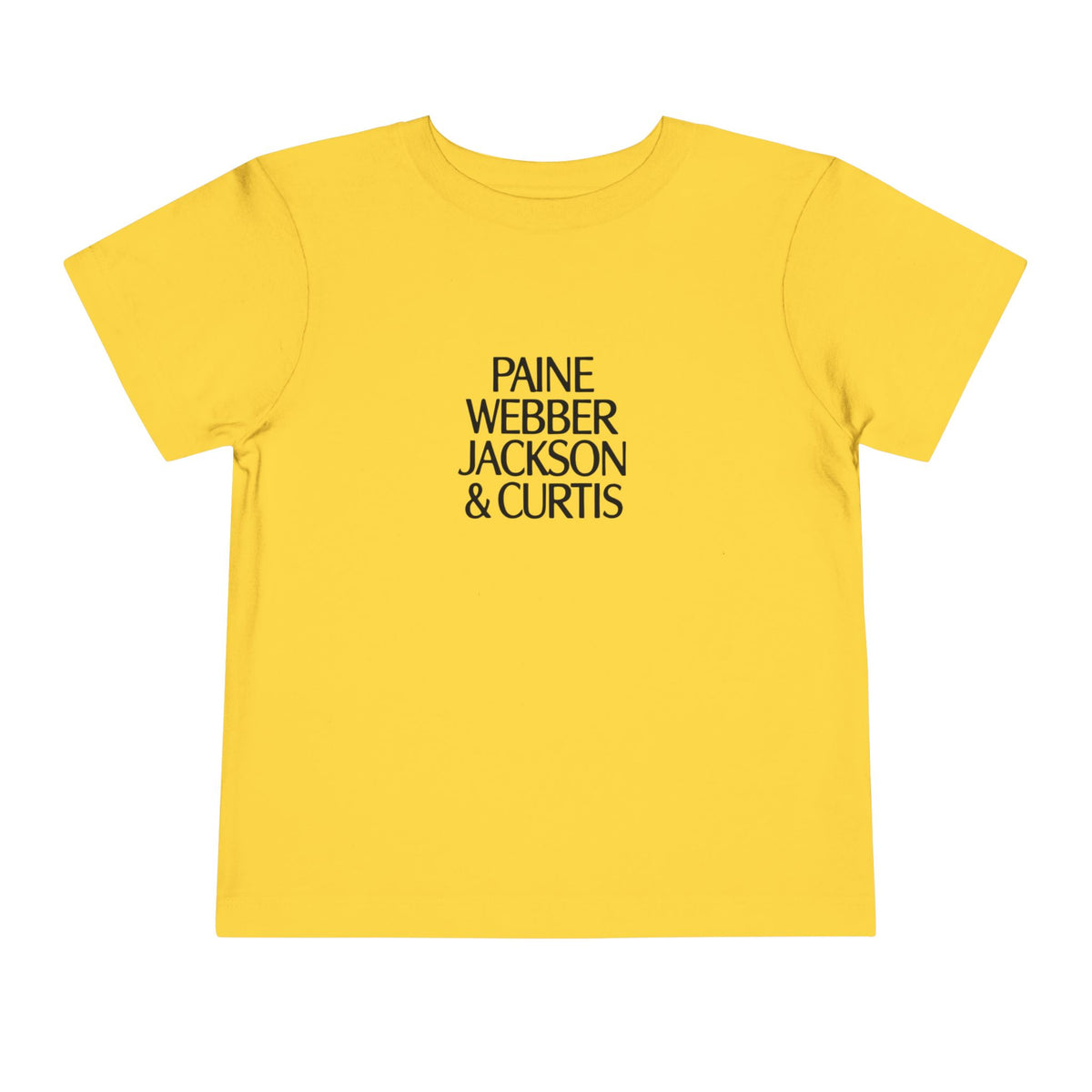 Paine Webber Jackson & Curtis Toddler Tee / T-Shirt