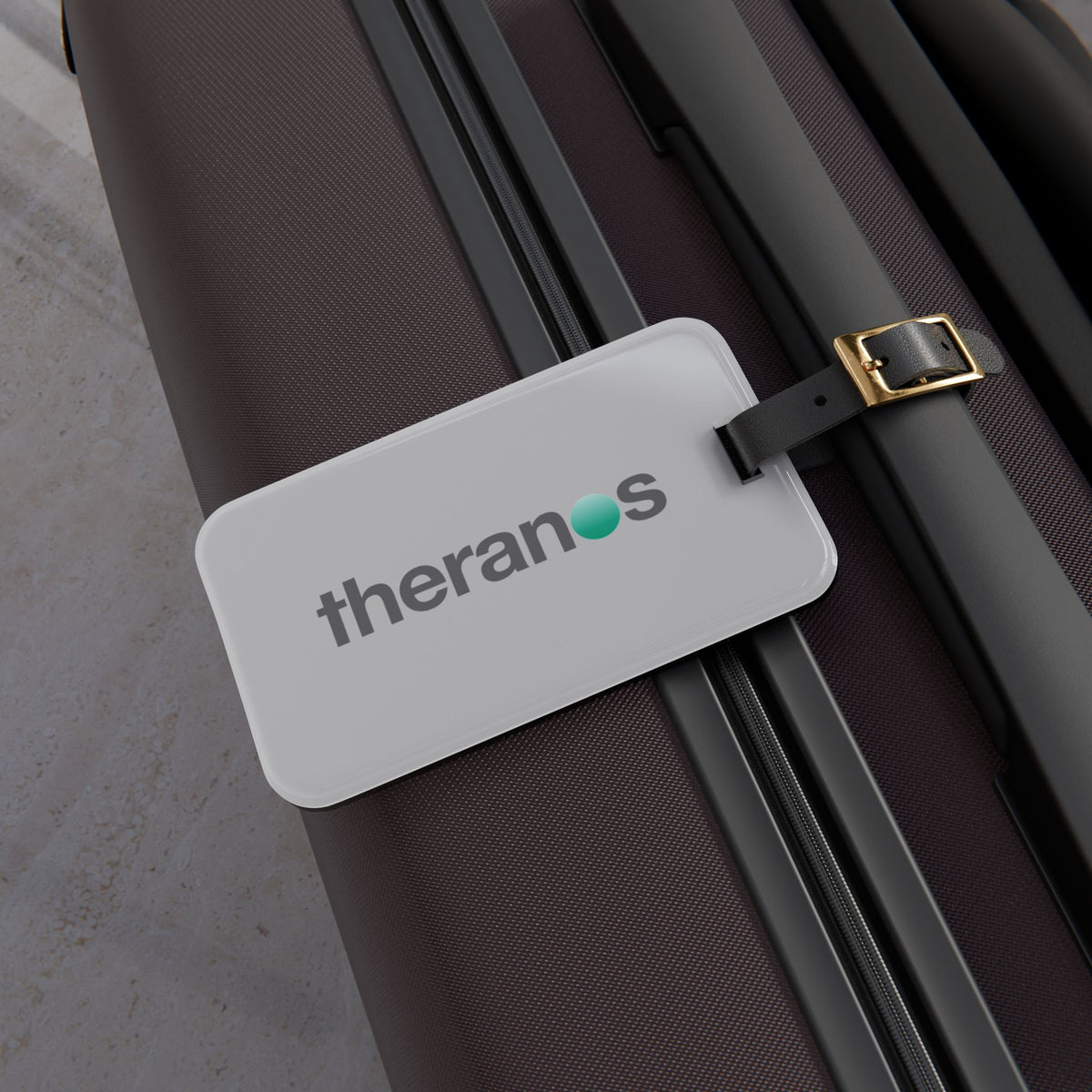 Theranos Luggage Tag