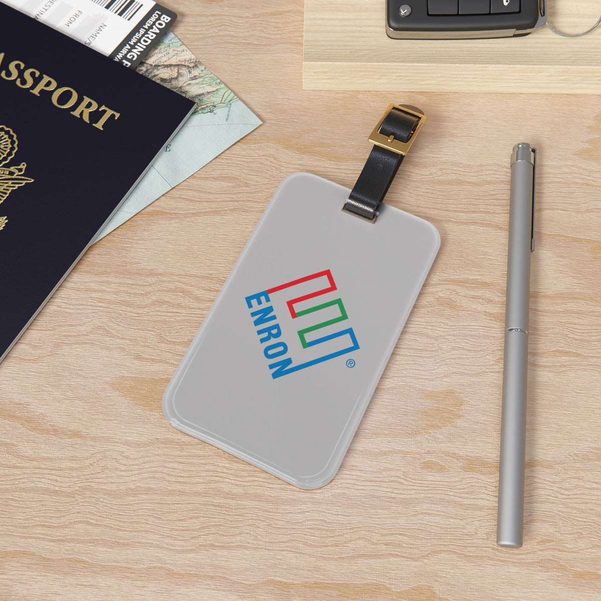 Enron Luggage Tag