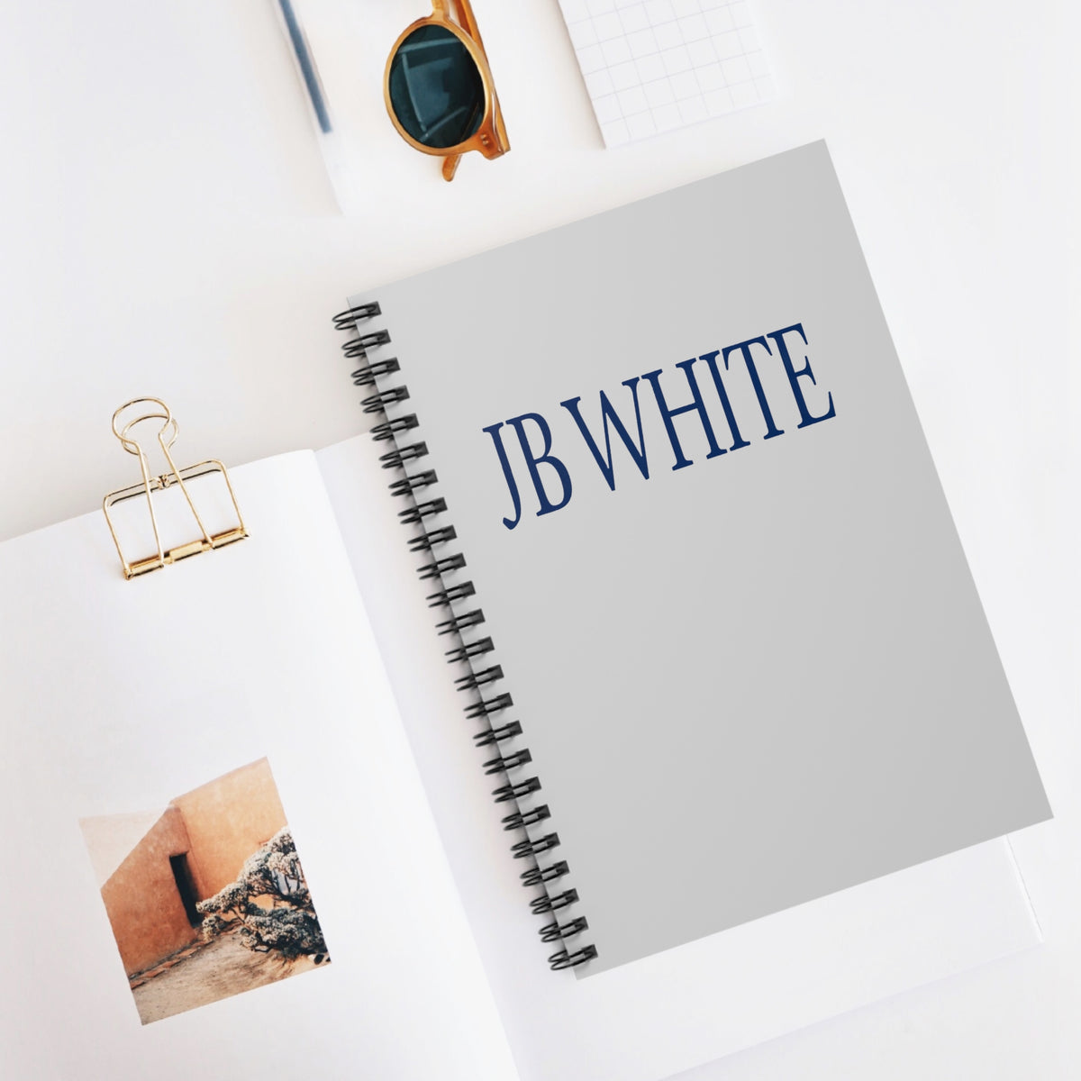 J. B. White Spiral Notebook