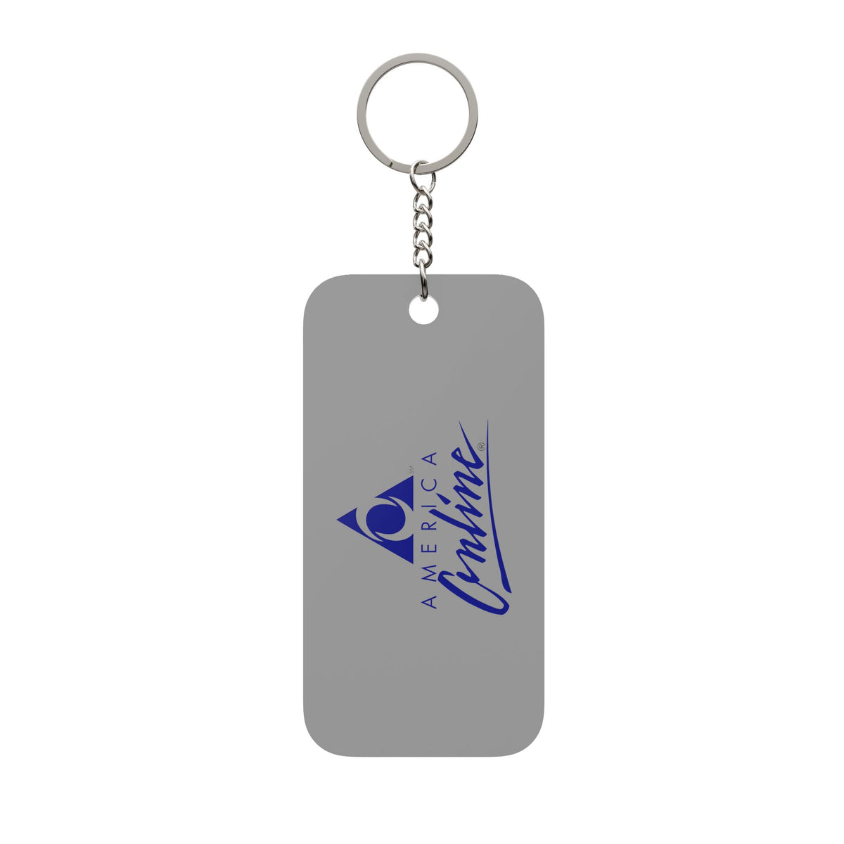 America Online (AOL) Double-Sided Keychain Charm