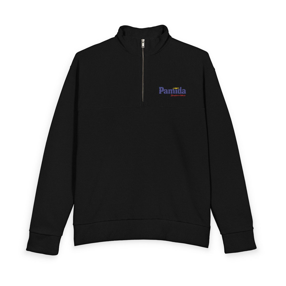 Pamida Heavy Knit Quarter-Zip Sweatshirt