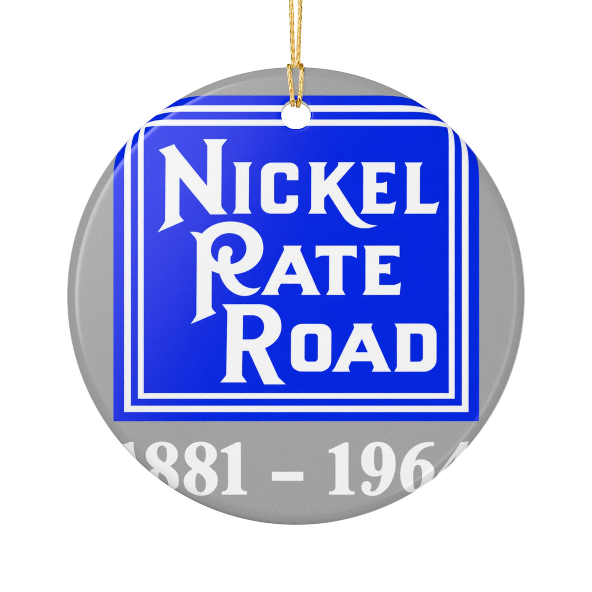 New York, Chicago and St. Louis Railroad Ceramic Ornament