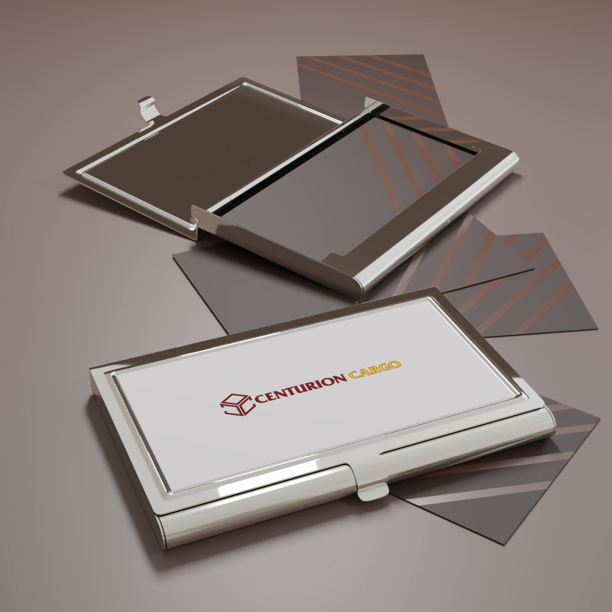 Centurion Air Cargo Metal Business Card Holder