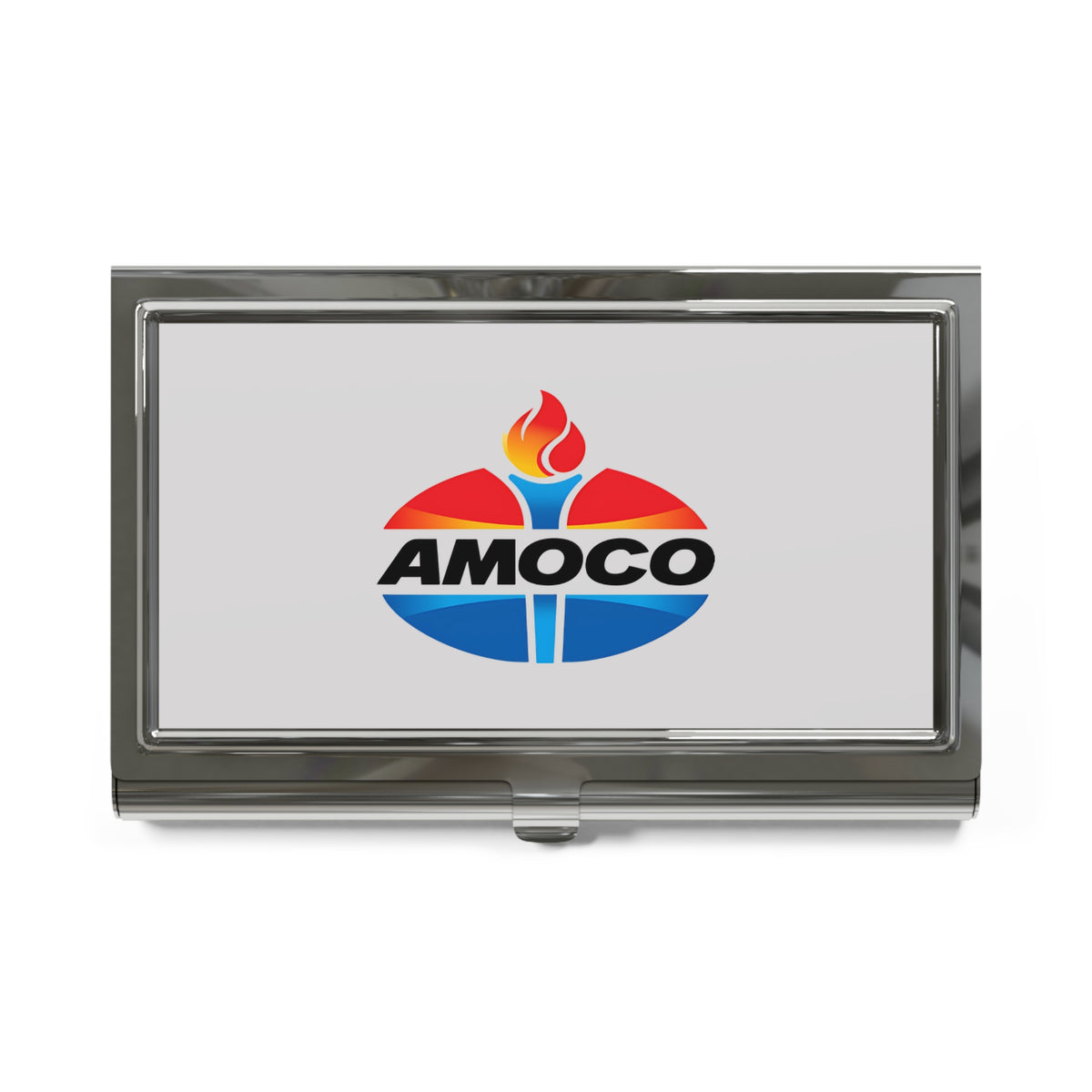 Amoco Metal Business Card Holder