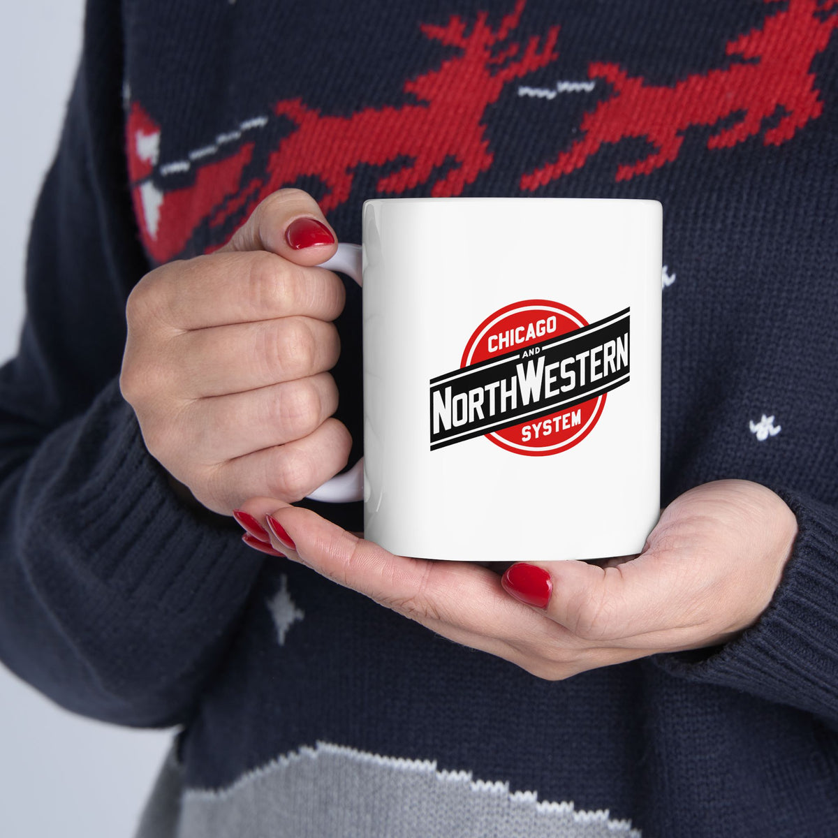 Chicago and North Western Railway Ceramic Coffee Mug