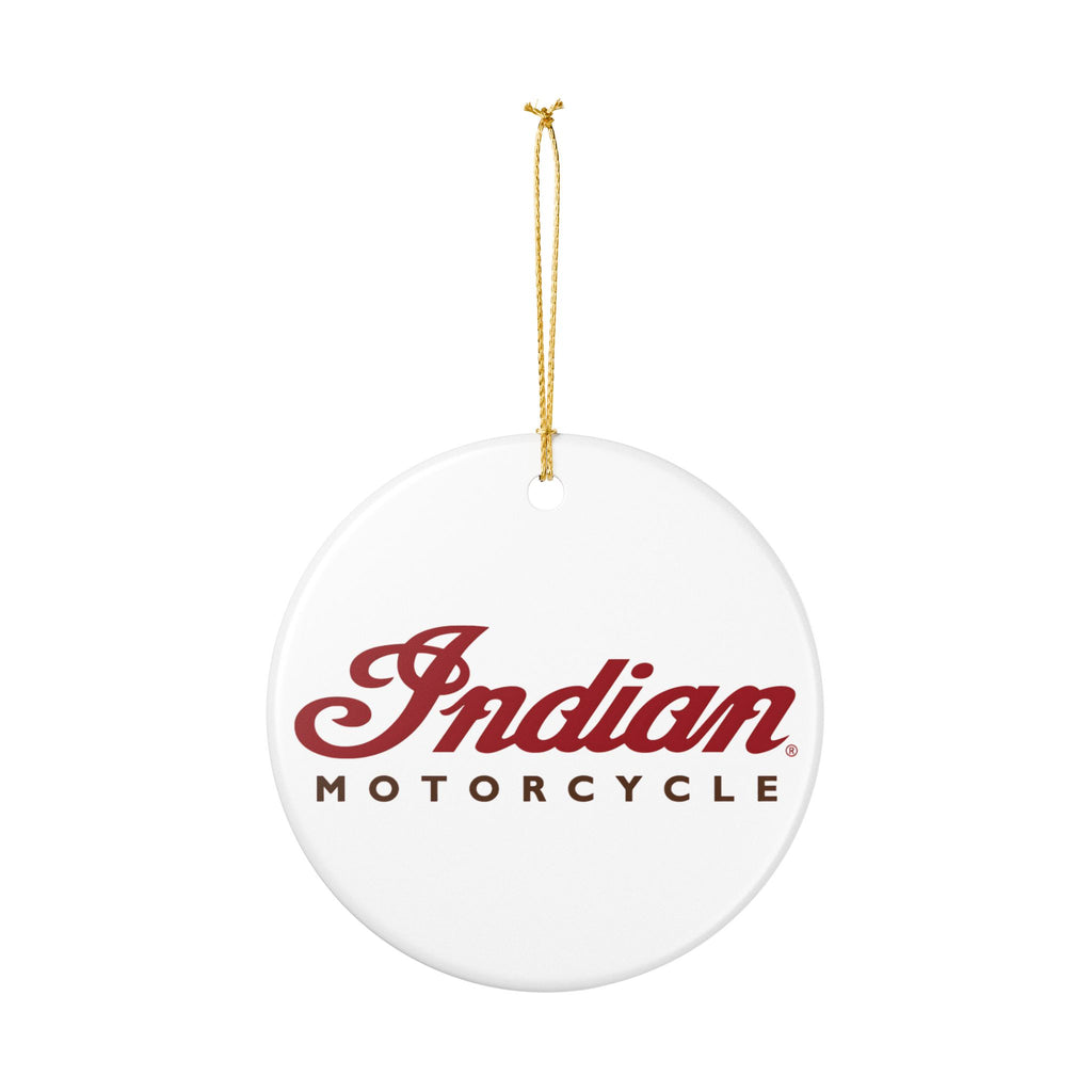 Indian Motorcycle Ceramic Ornament
