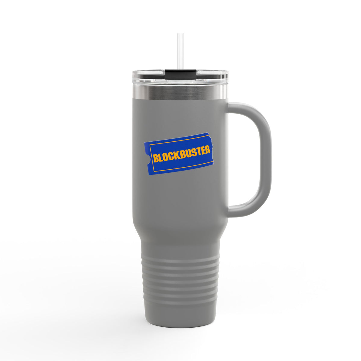 Blockbuster Video 40oz Insulated Travel Mug Stainless Tumbler