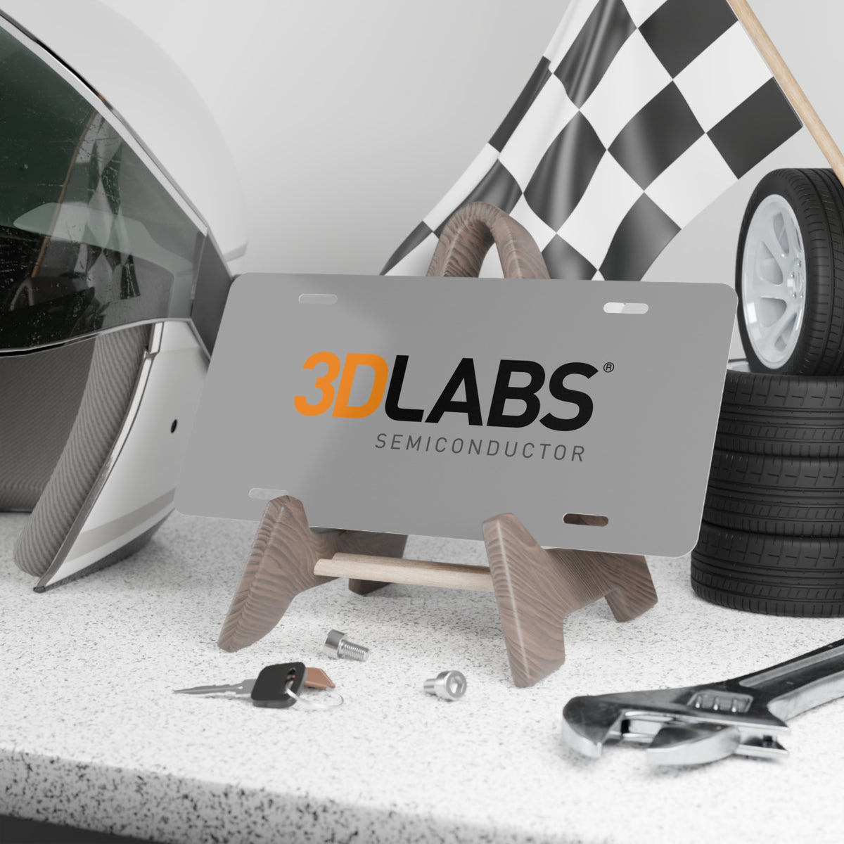 3Dlabs Vanity License Plate