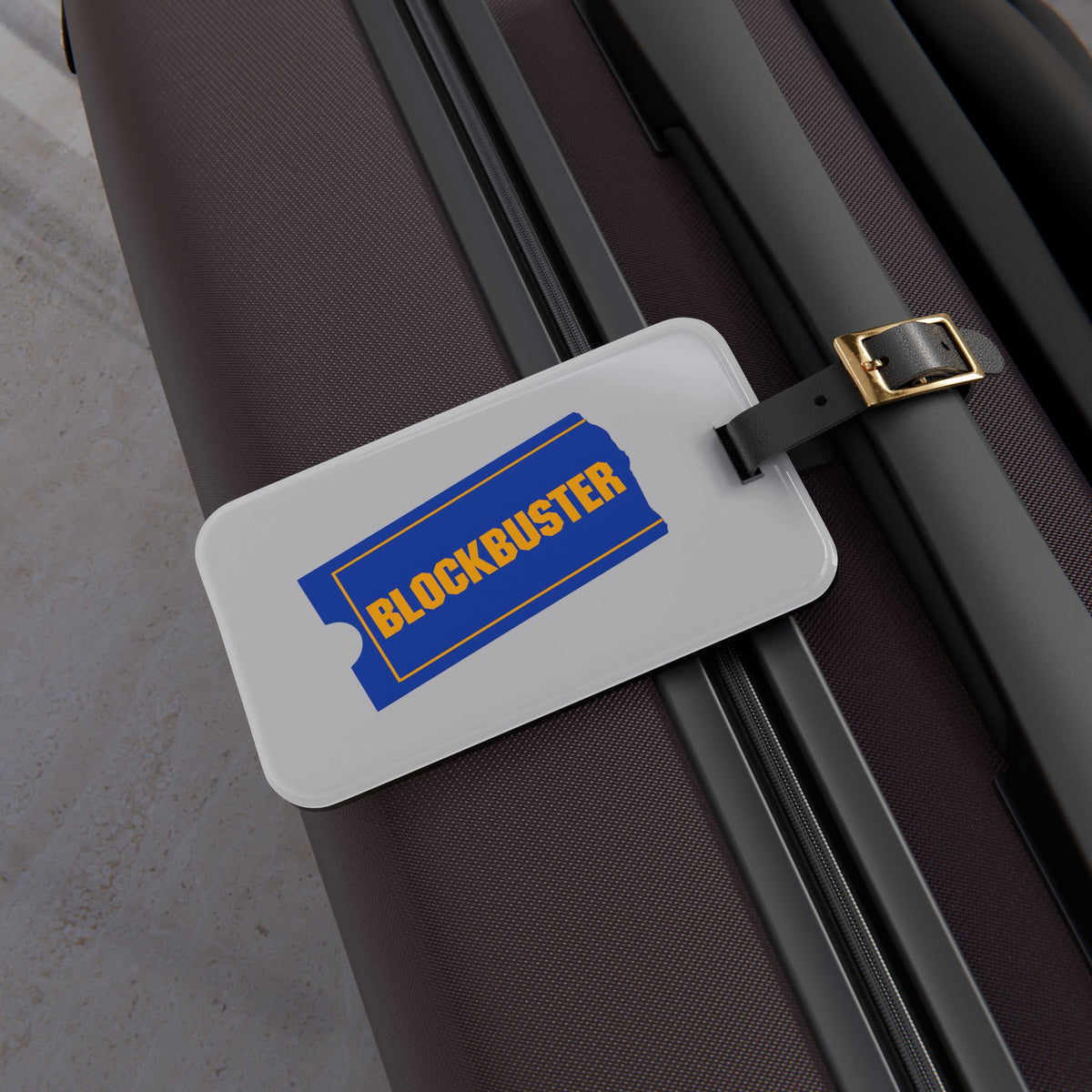 Blockbuster Video Luggage Tag