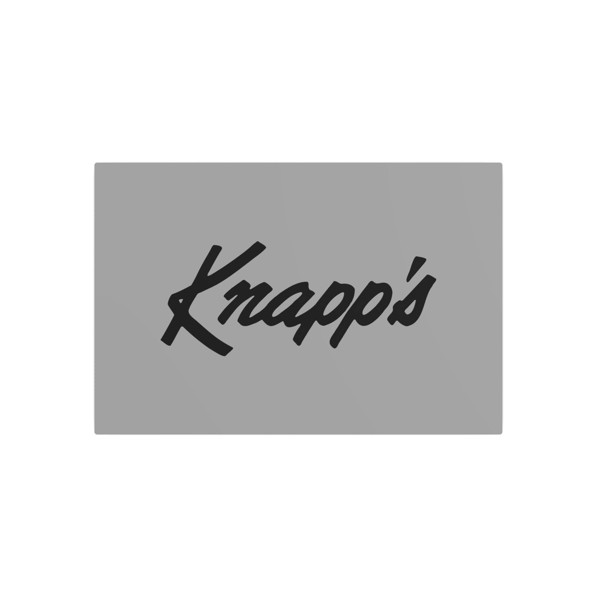 J. W. Knapp Company Metal Sign