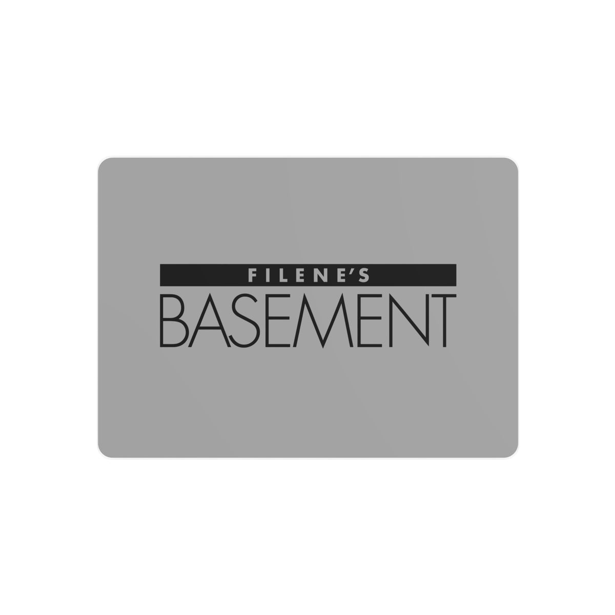 Filene's Basement Metal Sign