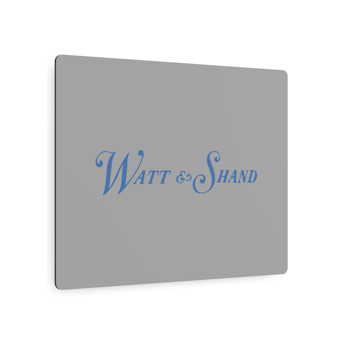 Watt & Shand Metal Sign