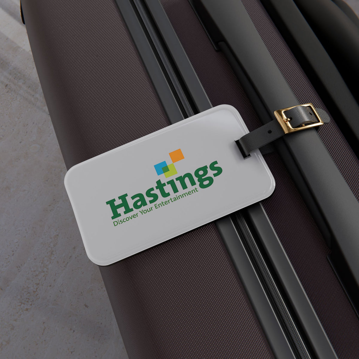 Hastings Entertainment Luggage Tag