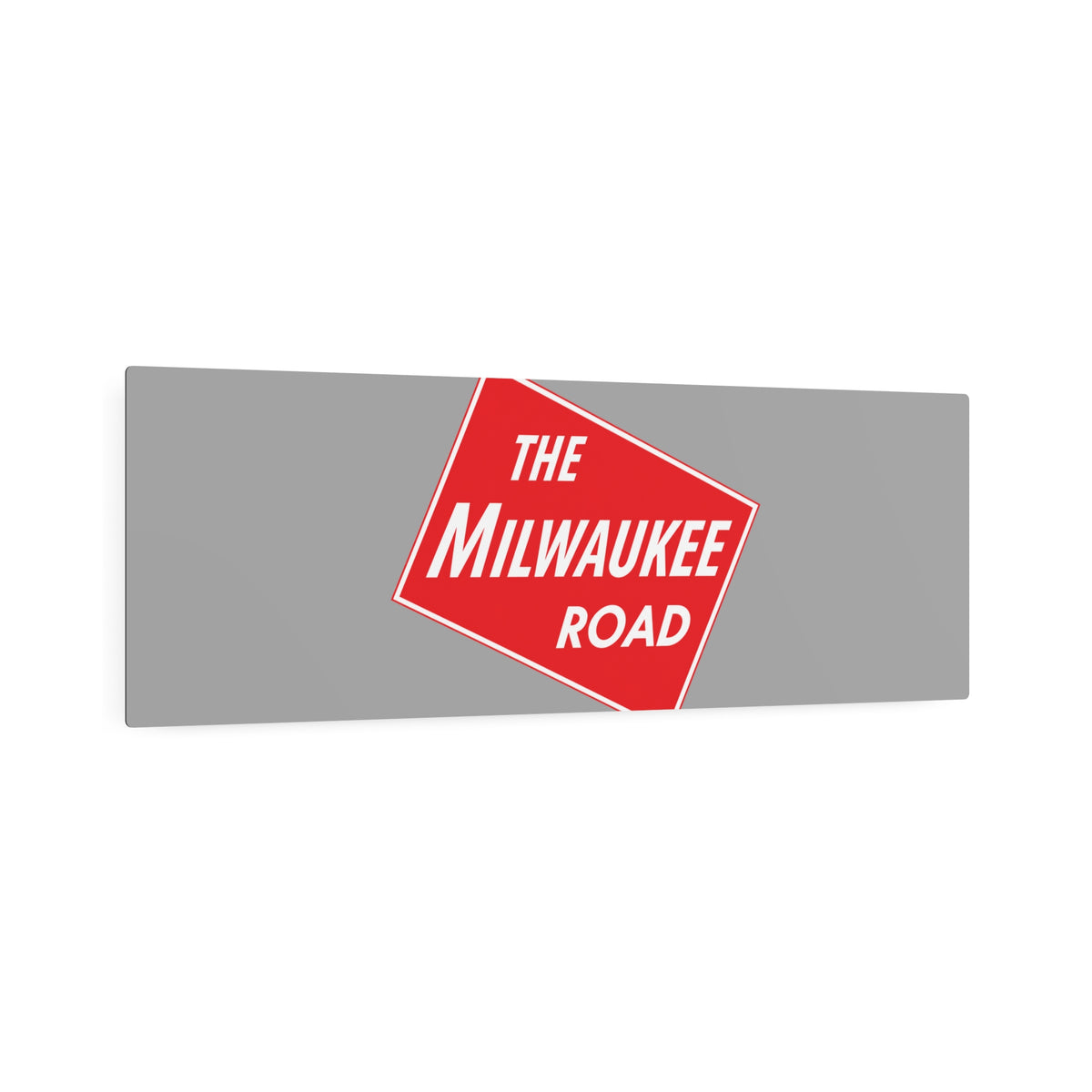 Chicago Milwaukee St. Paul and Pacific Railroad Metal Sign