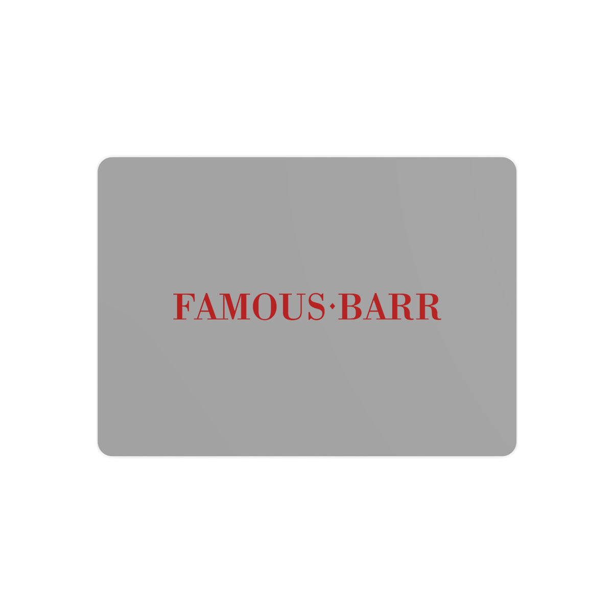 Famous-Barr Metal Sign