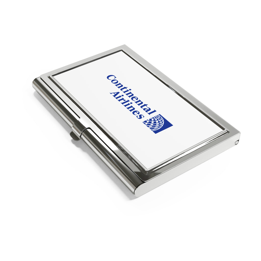 Continental Airlines Metal Business Card Holder