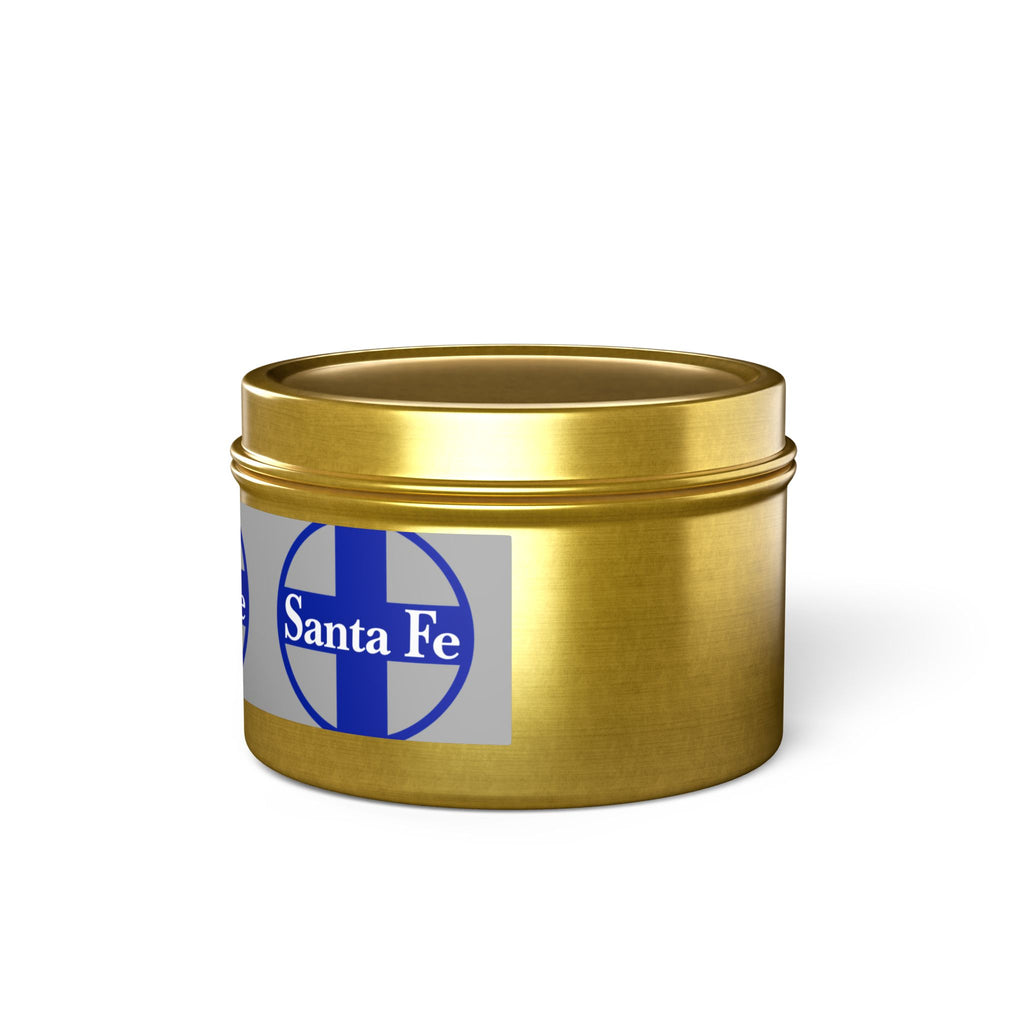 Atchison Topeka and Santa Fe Railway Tin Candle