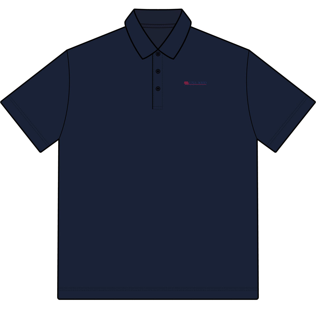 USA3000 Airlines Cotton Polo Shirt