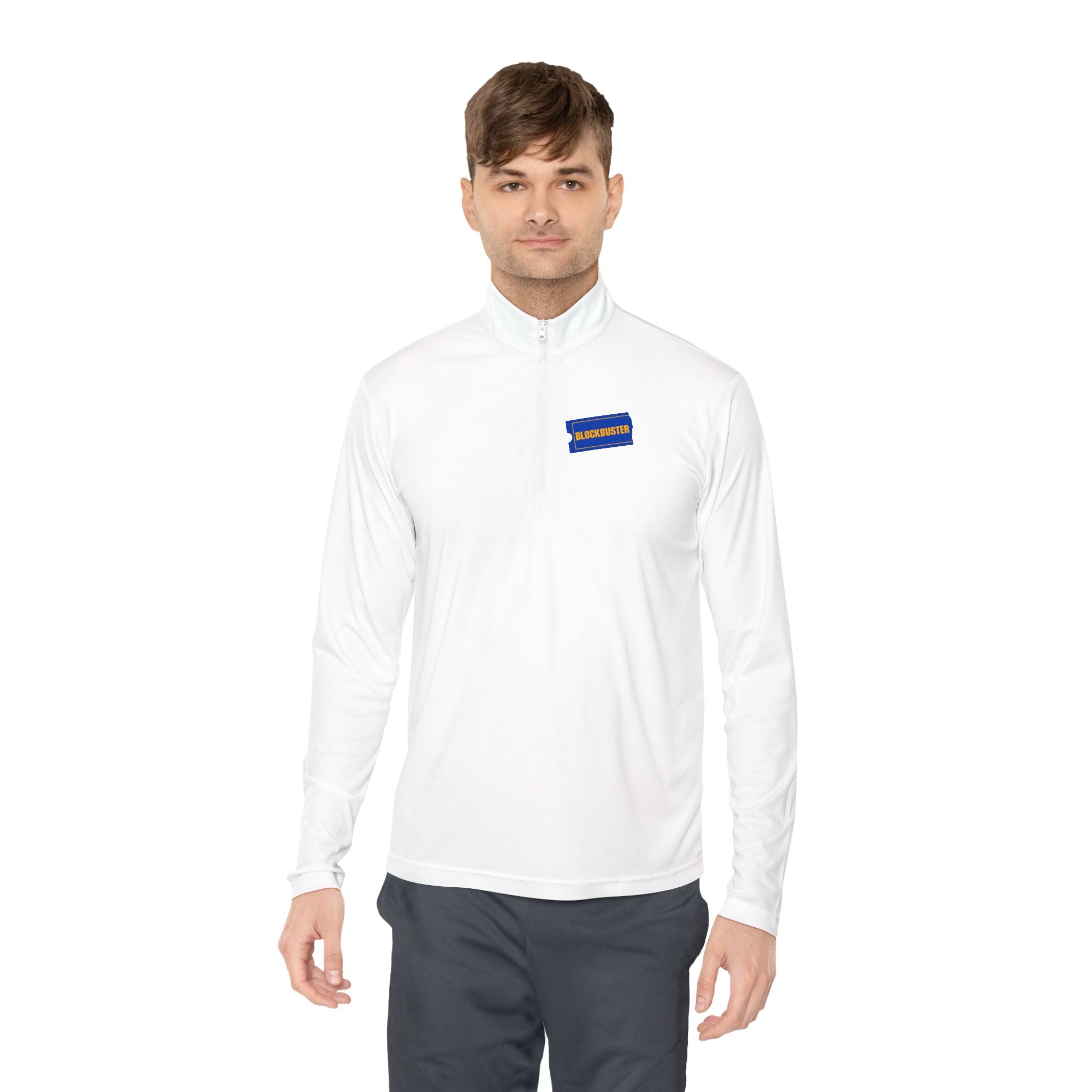 Blockbuster Video Unisex Quarter Zip Pullover