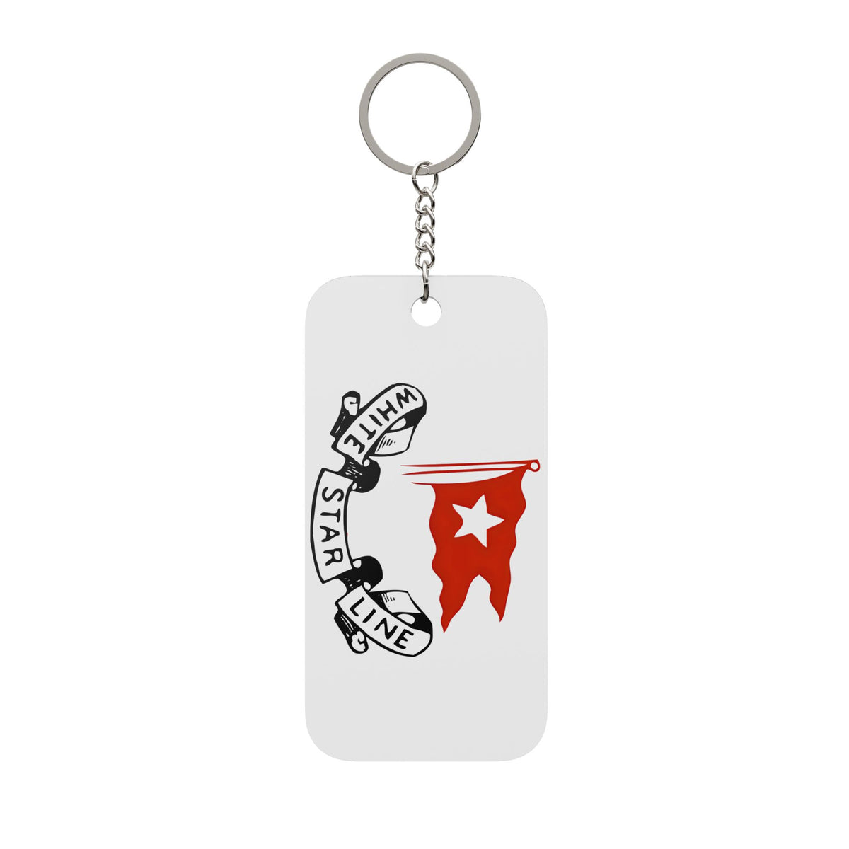 White Star Line Double-Sided Keychain Charm