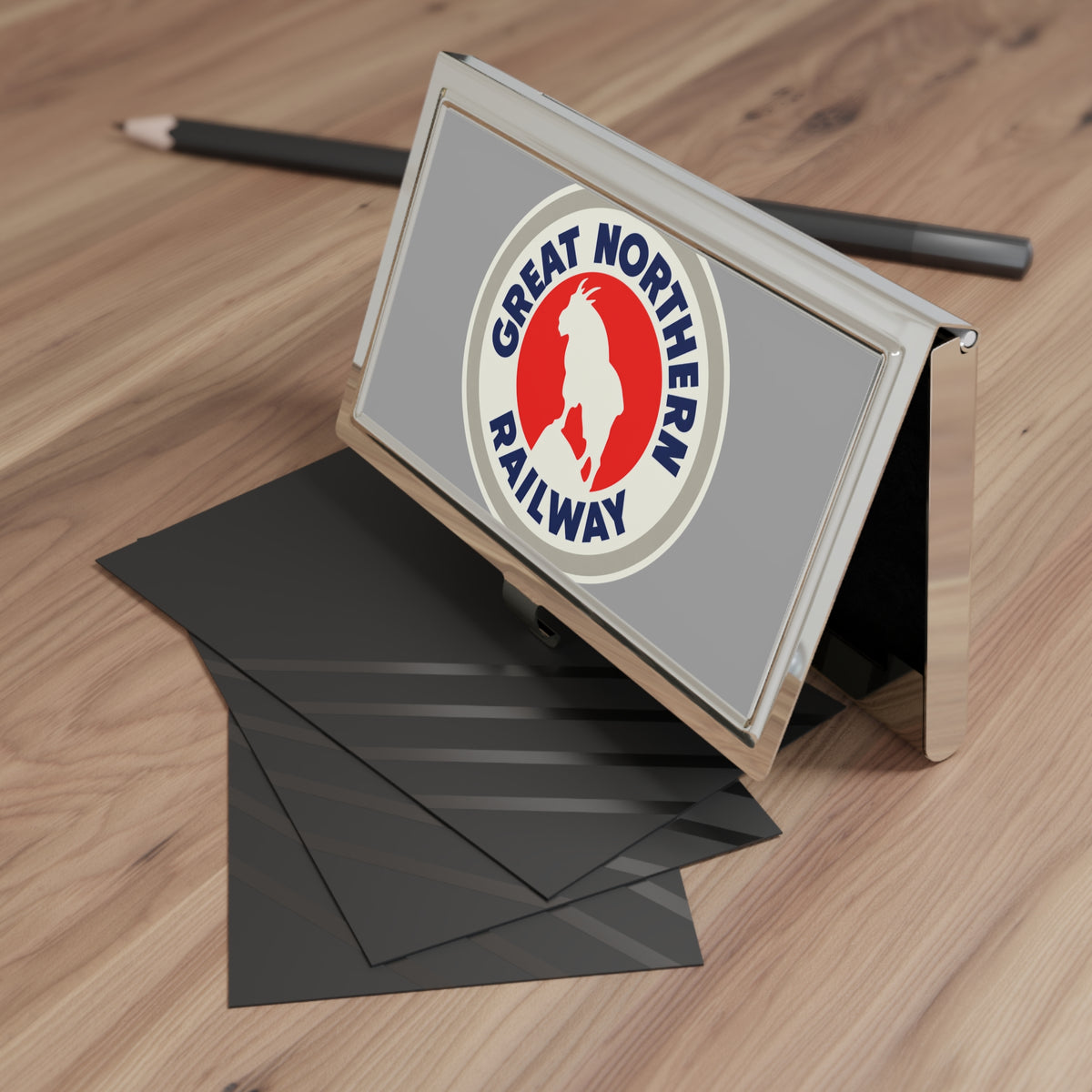 Great Northern Railway Metal Business Card Holder
