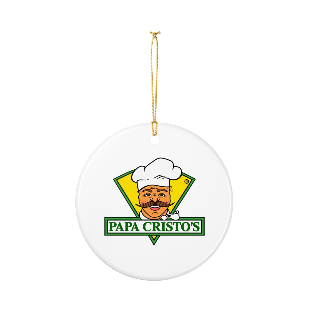 Papa Cristo's Ceramic Ornament