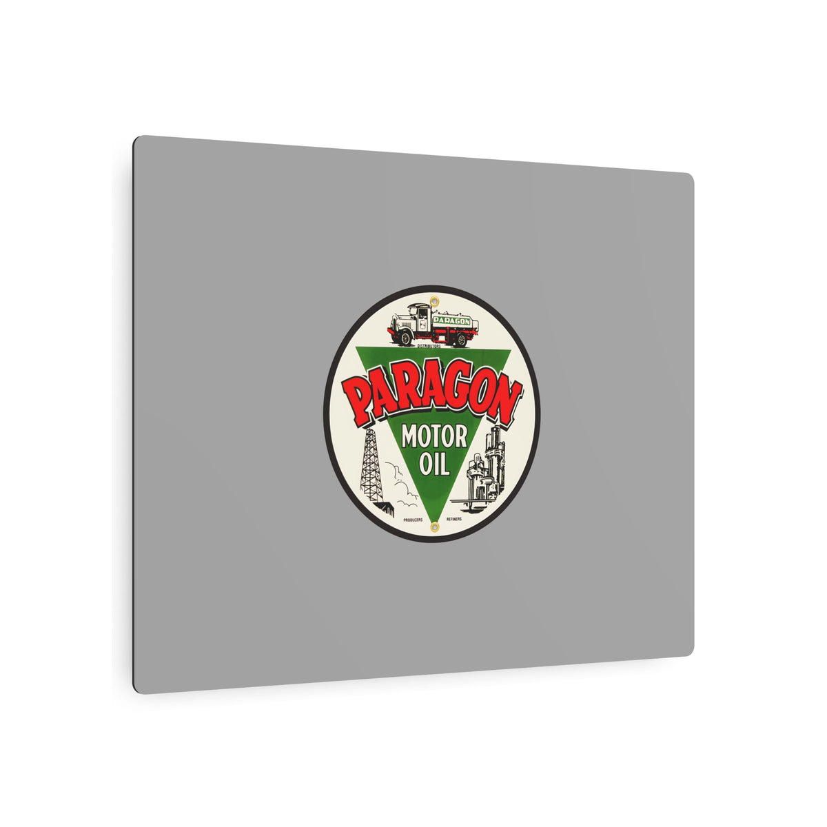 Paragon Oil Metal Sign