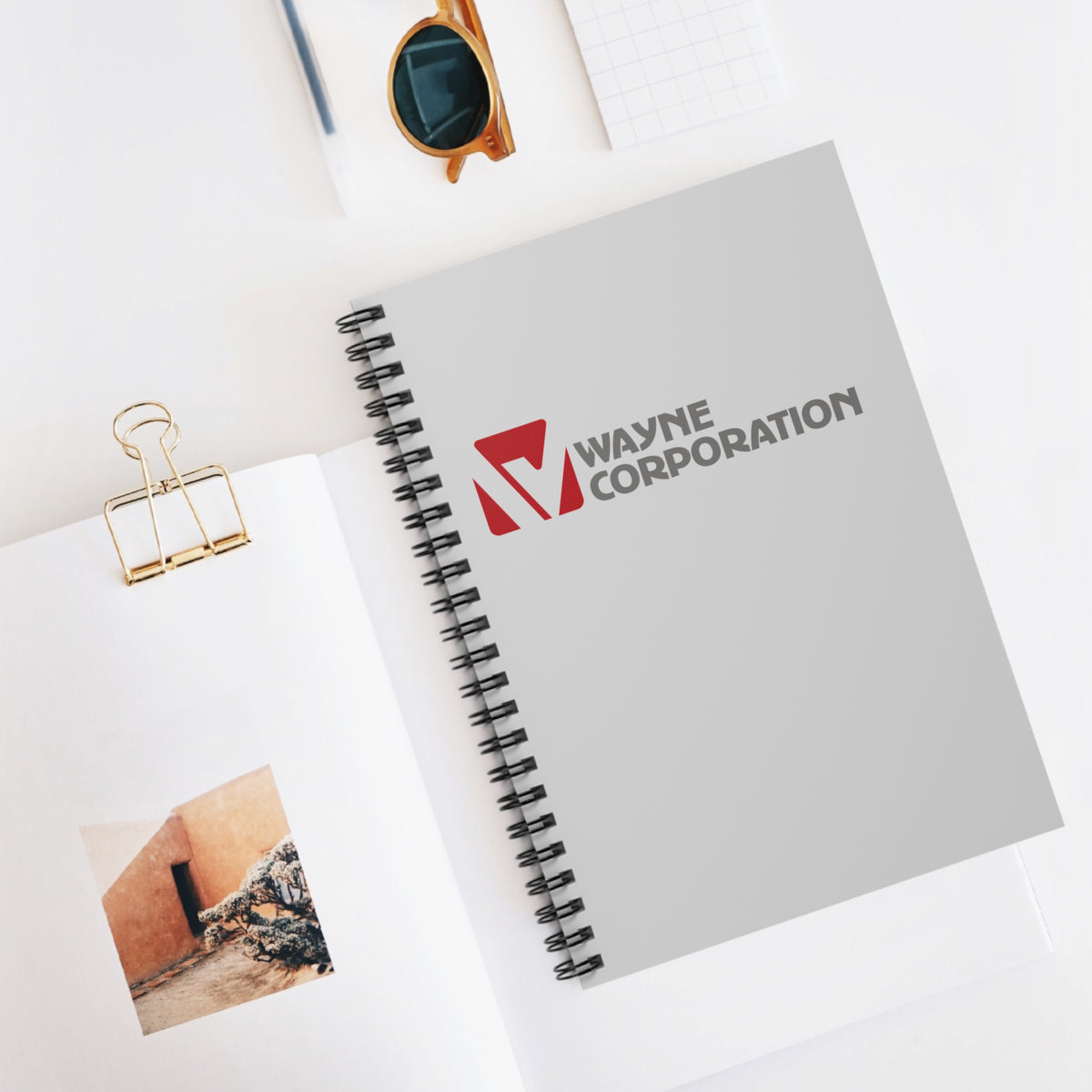 Wayne Corporation Spiral Notebook
