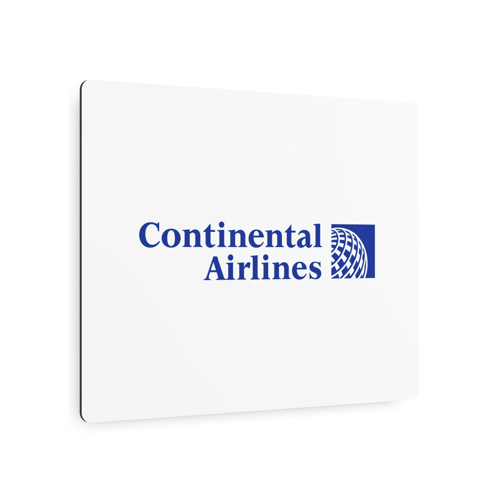 Continental Airlines Metal Sign