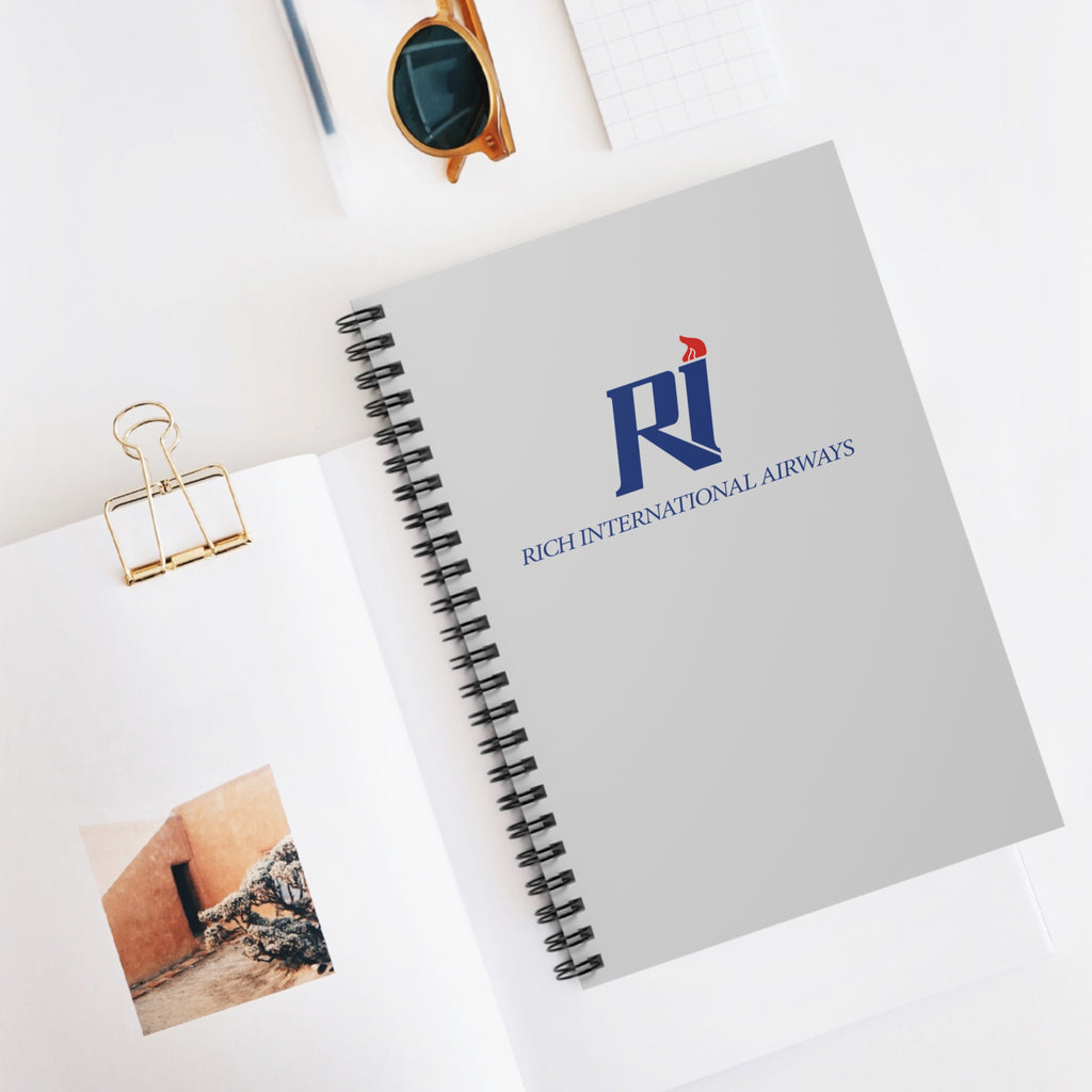 Rich International Airways Spiral Notebook