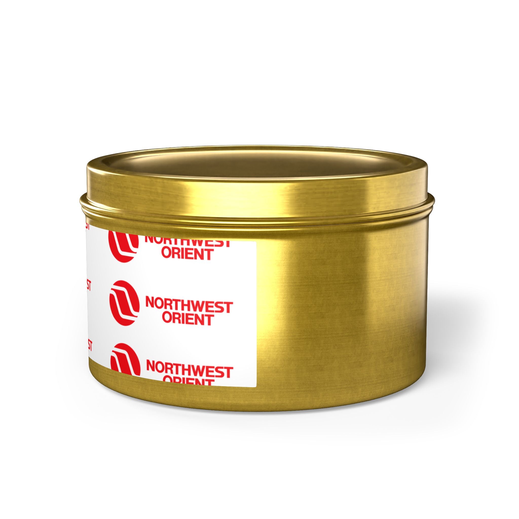 Northwest Orient Airlines Tin Candle