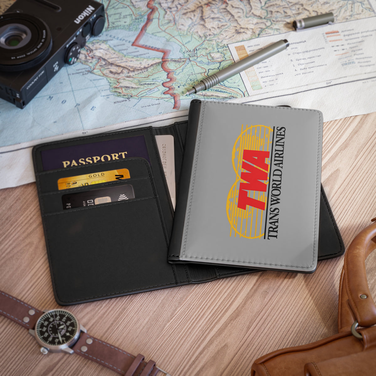 Trans World Airlines (TWA) Passport Cover