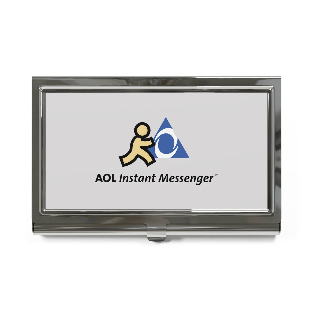 AOL Instant Messenger (AIM) Metal Business Card Holder