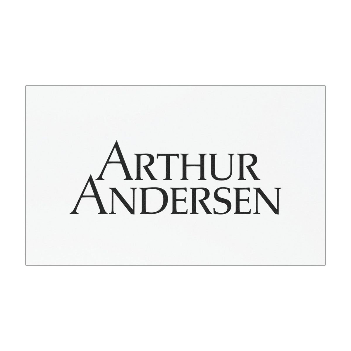 Arthur Andersen Car Magnet