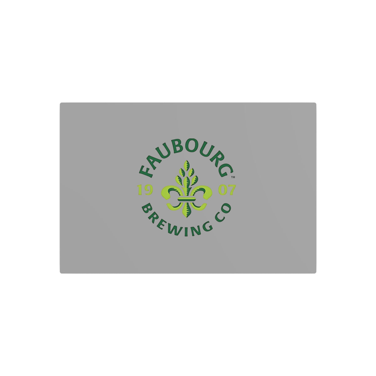 Faubourg Brewing Metal Sign