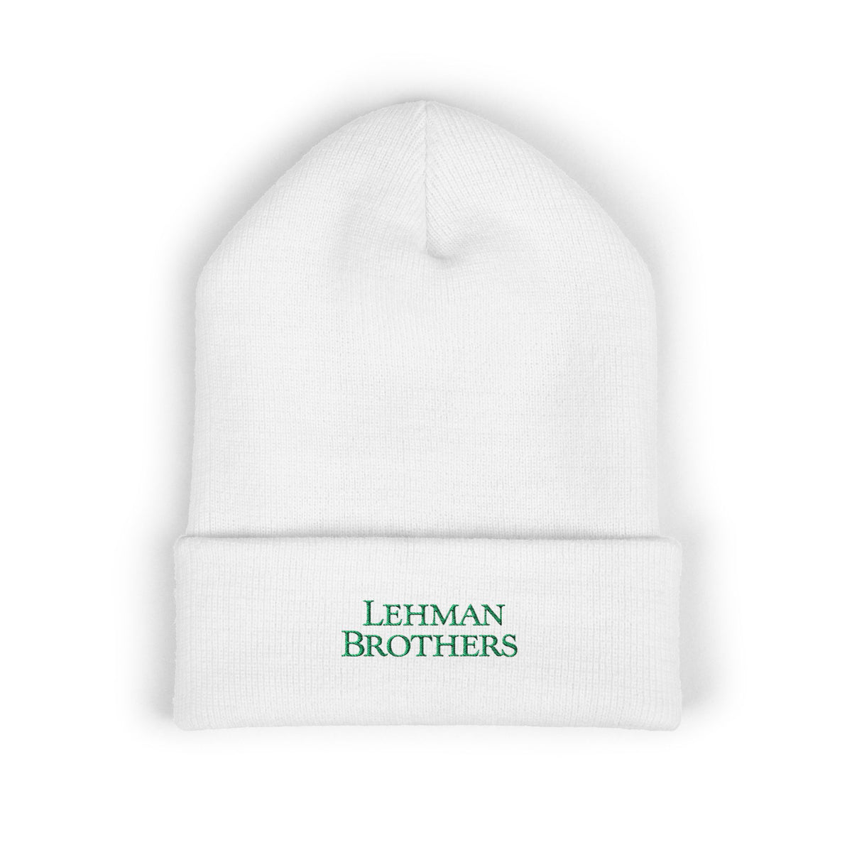 Lehman Brothers Cuffed Beanie