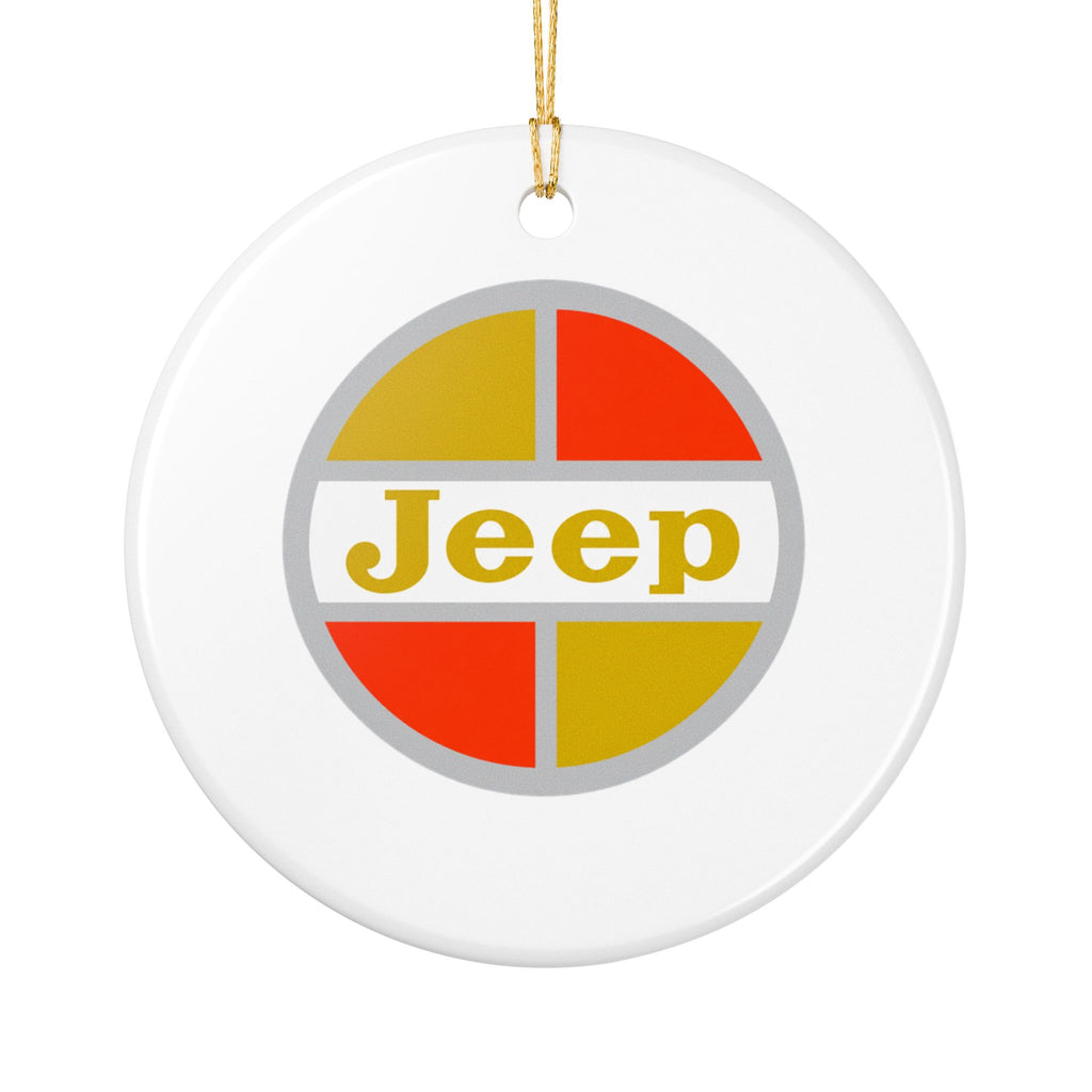 Kaiser Jeep Ceramic Ornament