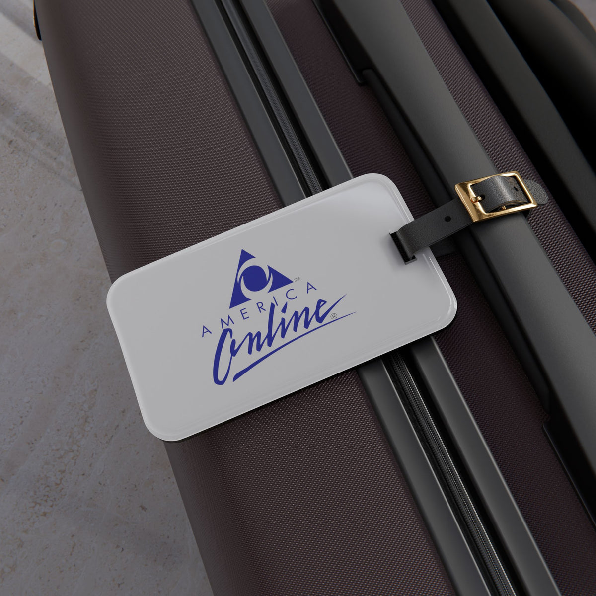 America Online (AOL) Luggage Tag
