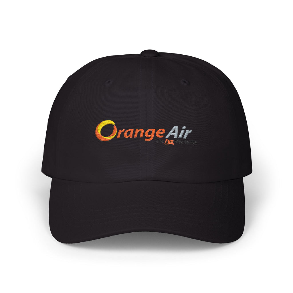 Orange Air Embroidered Dad Cap Hat