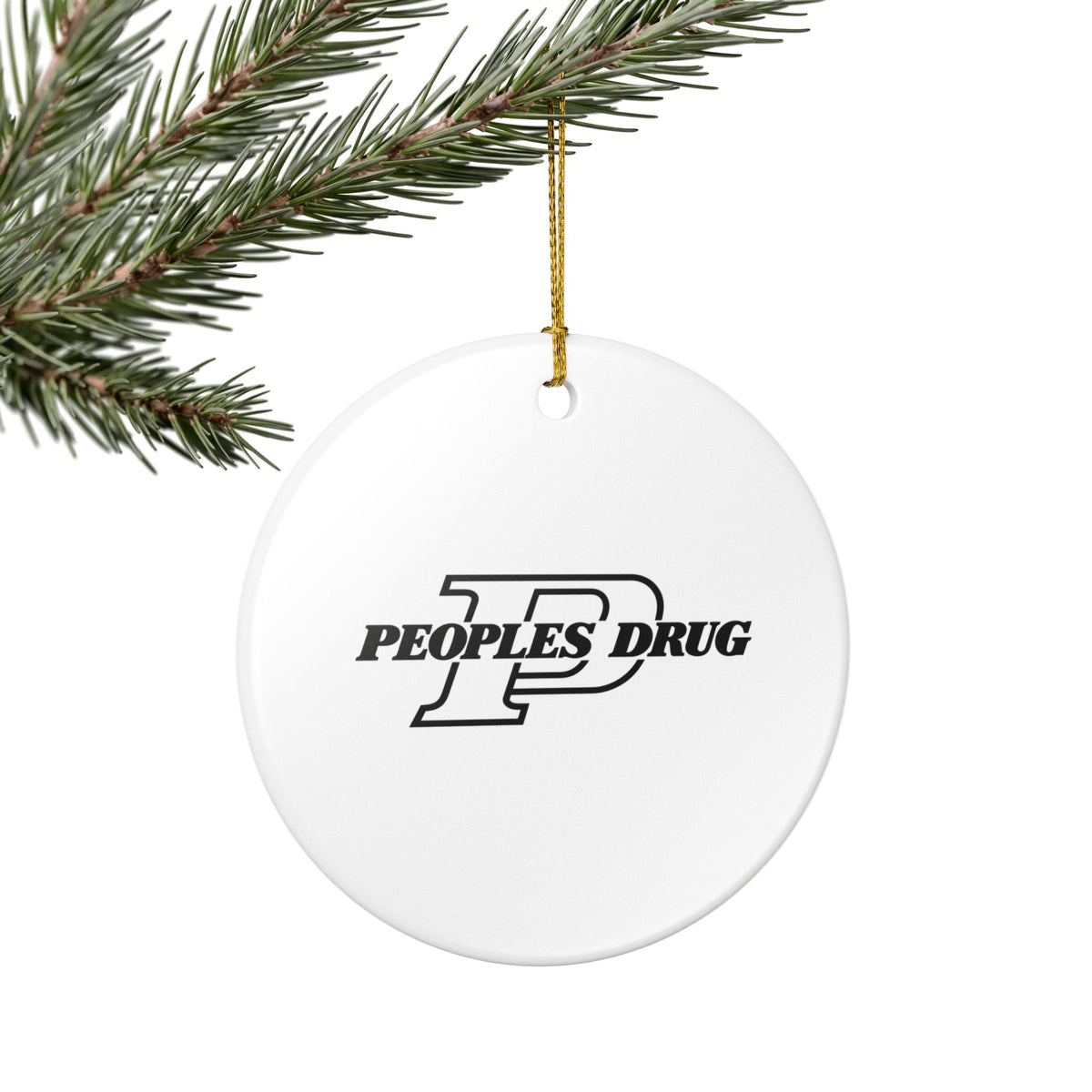 Peoples Drug Ceramic Ornament